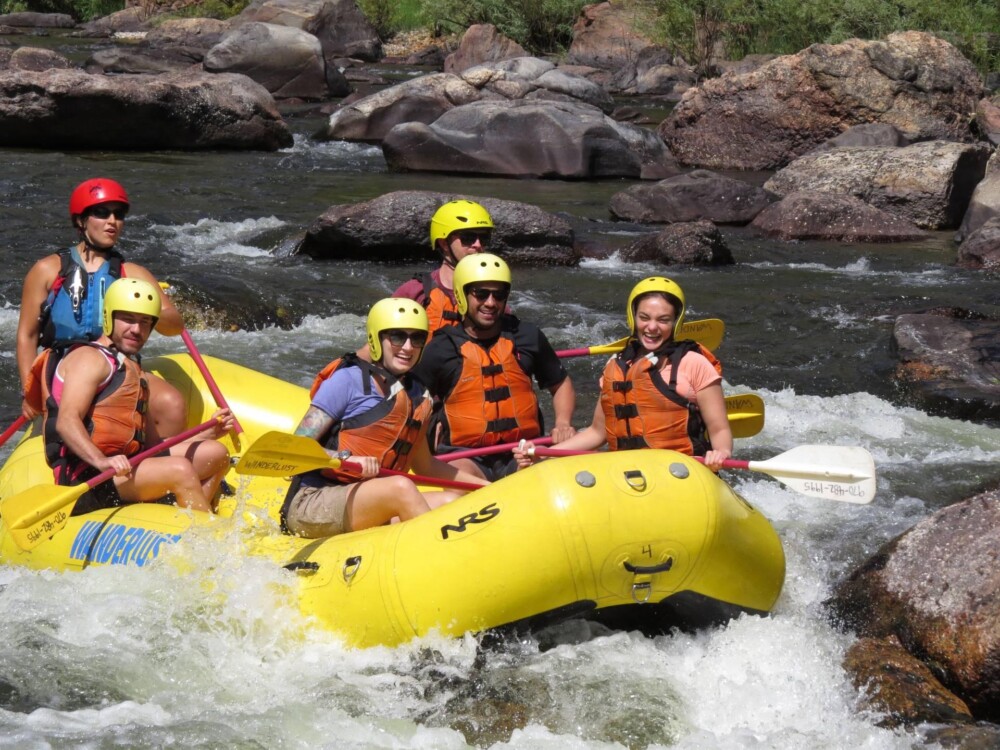 Whitewater Rafting Adventure Down La Poudre River with A Wanderlust Adventure