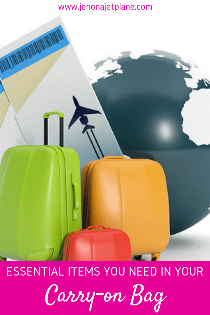 Want to know what to pack in your carry-on bag? From a portable water bottle to a back-up battery, these are the essentials. #traveltips #packingtips #carryonbagessentials #carryonpacking #carryonpackinglist #carryonluggage