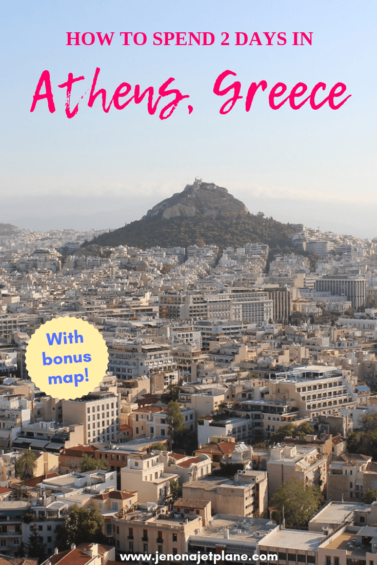 Only have 2 days to spend in Athens, Greece? You can see a lot in that time. From the parthenon to the best gyros in the city, find out what should be at the top of your Athens must-see list. #athensgreece #athensgreecetravel #athenstravelguide #athenstraveltips #greecetravel #greecevacation #europetrip