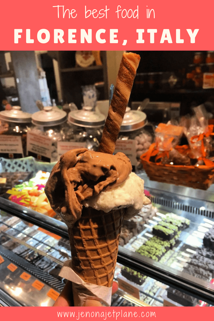 The best food in Florence, Italy, including delicious Gelato!