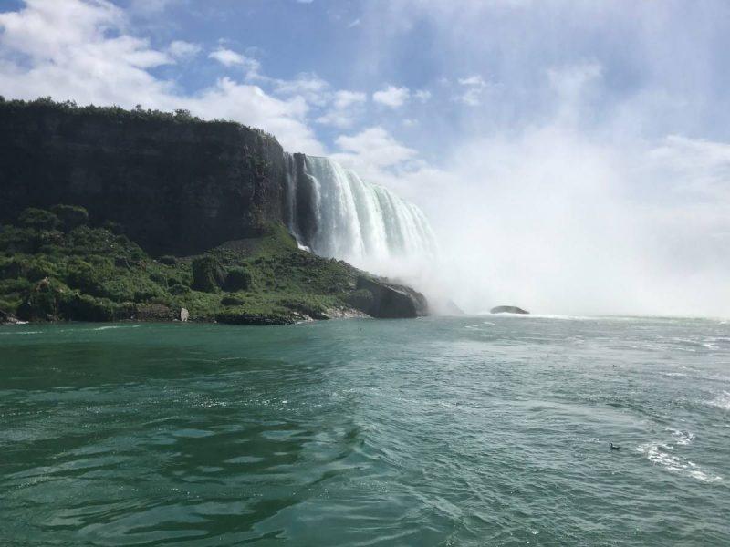 View of Niagara Falls from the American side