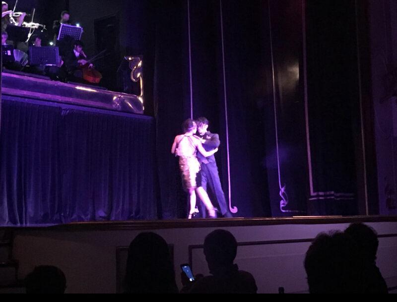 Couple doing the tango