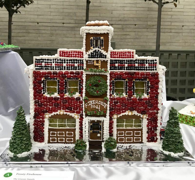 Gingerbread fire house