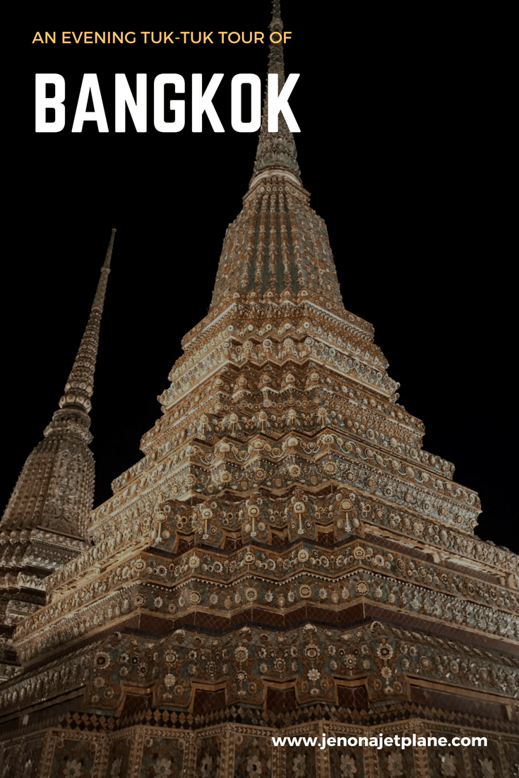 Take an evening tuk-tuk tour of Bangkok and see the city at night. Explore temples, try the best Pad Thai in the city and visit the flower market on this 4-hour tour with Expique. Save to your travel board for inspiration.