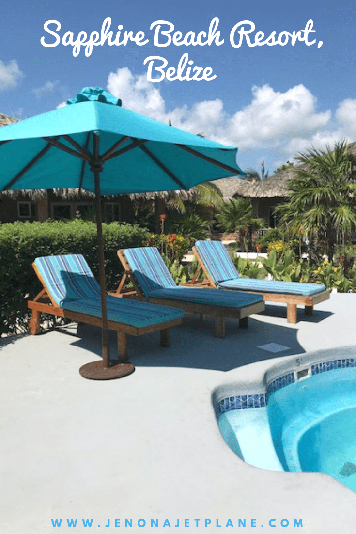 Looking for a secluded beach resort where you can get away from it all? Look no further than the Sapphire Beach Resort in Ambergris Caye Belize, perfect for honeymooners. #belize #luxurytravel #centralamerica #hotelreview