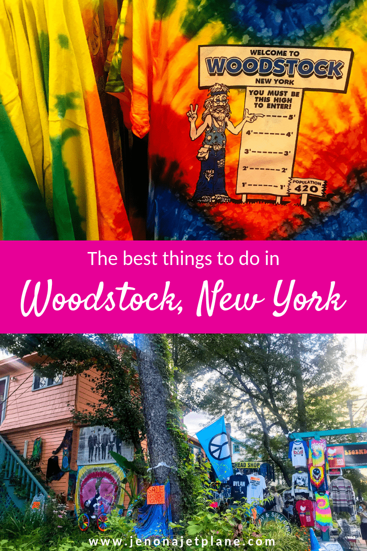 Want to visit Woodstock, New York? This hippie town has a lot to see, from the world's largest kaleidoscope to the site of the 1969 Woodstock Festival. Here are the best things to do in Woodstock, NY. Save to your travel board for inspiration! #woostock #woodstocknewyork #musicfestival #woodstocknythingstodo #woodstock1969 #ilovenewyork