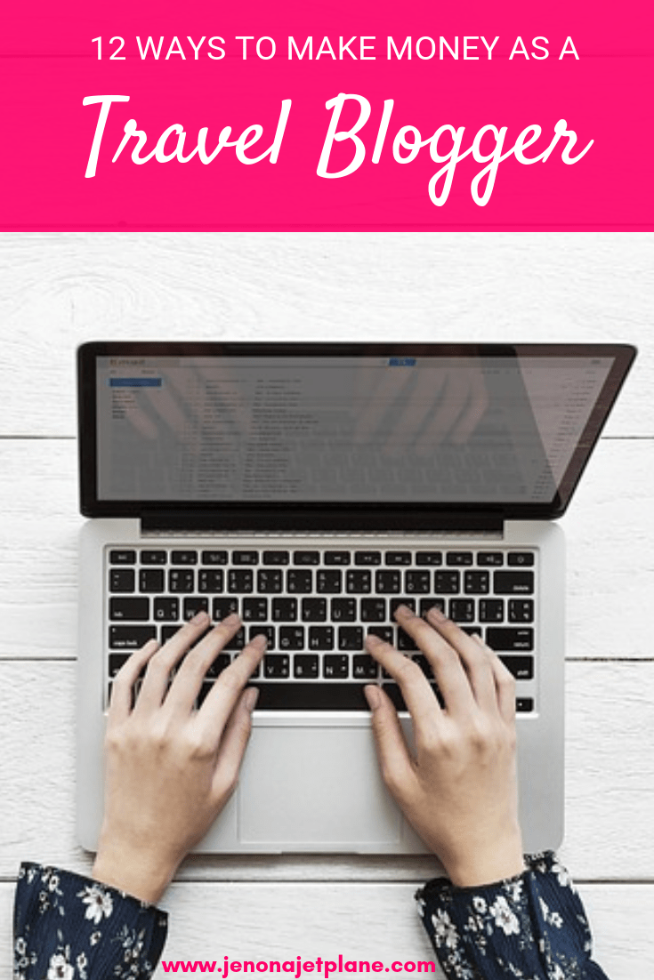 Want to make money as a travel blogger? Here are 12 ways to monetize your website and build your brand, fast! Save to your remote work board for future reference. #remotework #travelblogging #makemoneyblogging #makemoneyonline #blogger #entrepreneur #digitalnomad 