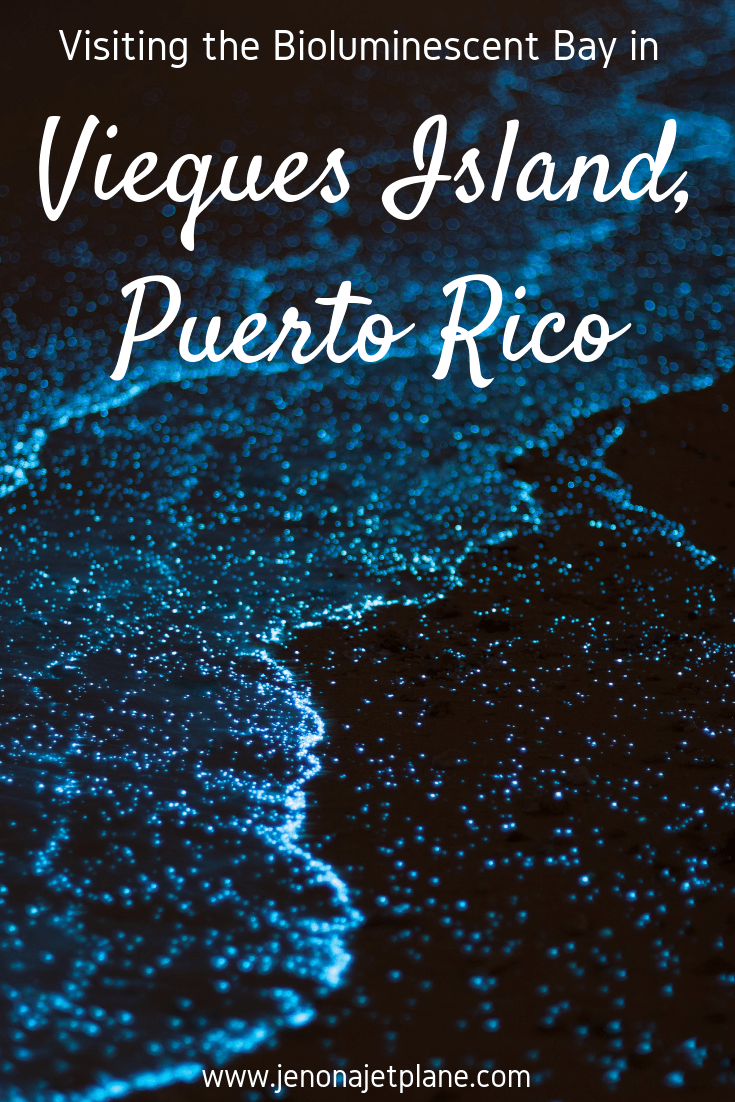 One of only five bioluminescent bays in the world, Mosquito Bay in Vieques is a must-see for anyone visiting Puerto Rico. Here's how to plan your visit! Save to your travel board for inspiration. #viequespuertorico #bioluminescentbay #biobaypuertorico #biobayvieques #bioluminescentbaypuertorico #vieques #bucketlistideas #traveldestinations