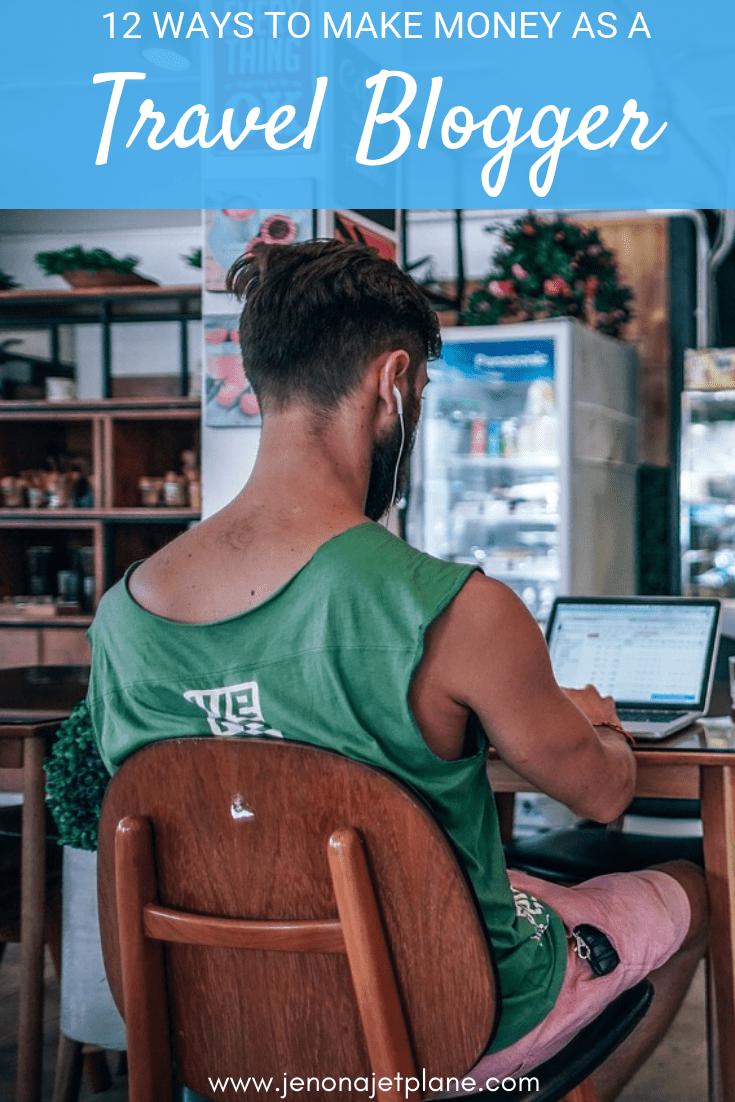 Want to make money as a travel blogger? Here are 12 ways to monetize your website and build your brand, fast! Save to your remote work board for future reference. #remotework #travelblogging #makemoneyblogging #makemoneyonline #blogger #entrepreneur #digitalnomad 