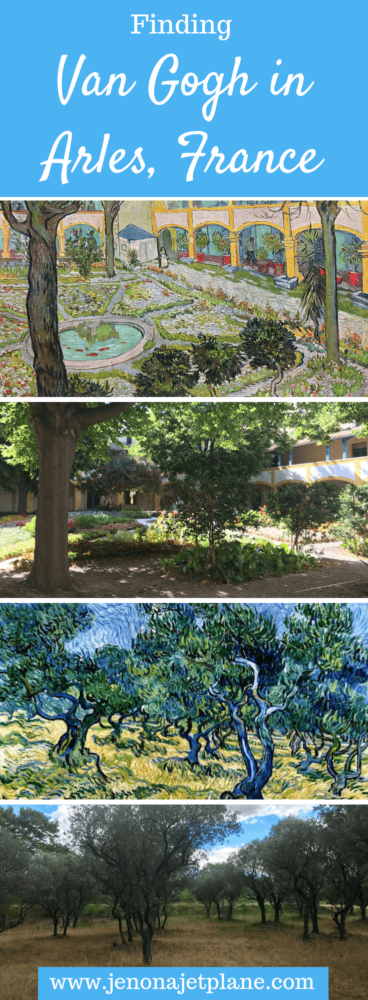 Are you a Vincent Van Gogh fan? Did you know you can visit some of the real life places he featured in his works on a self-guided art walk around Arles, France? Here's everything you need to know to find Van Gogh in the South of France. Save to your travel board for future reference! #vangogh #vangoghart #arlesfrance #southoffrance #francetravel #francetraveltips #arlesfrancevangogh