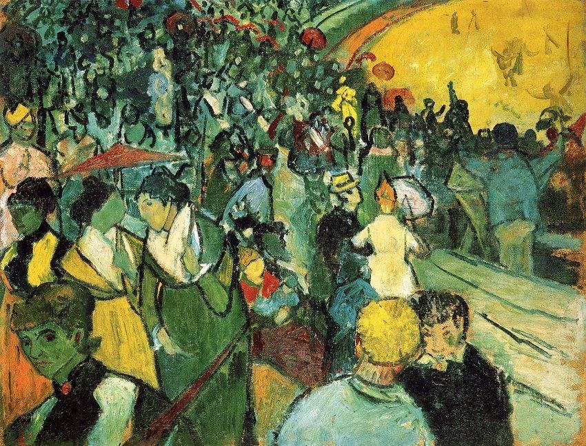 Van Gogh's ampitheater painting