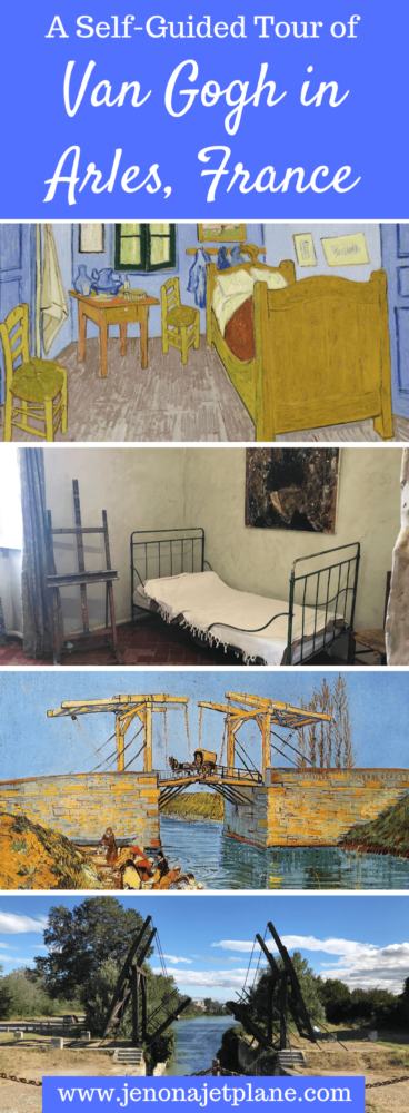 Are you a Vincent Van Gogh fan? Did you know you can visit some of the real life places he featured in his works on a self-guided art walk around Arles, France? Here's everything you need to know to find Van Gogh in the South of France. Save to your travel board for future reference! #vangogh #vangoghart #arlesfrance #southoffrance #francetravel #francetraveltips #arlesfrancevangogh