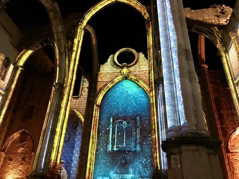 Lisbon Under the Stars show in the Carmo Convent