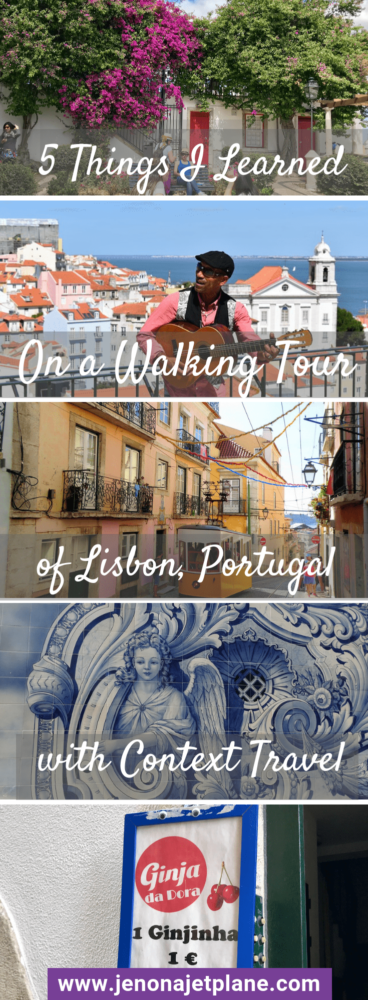Want to take a Lisbon walking tour? I recommend going with Context Travel to experience the city like a local. Save to your travel board for inspiration. #lisbonportugal #lisbonwalkingtour #lisbontravel #contexttravel