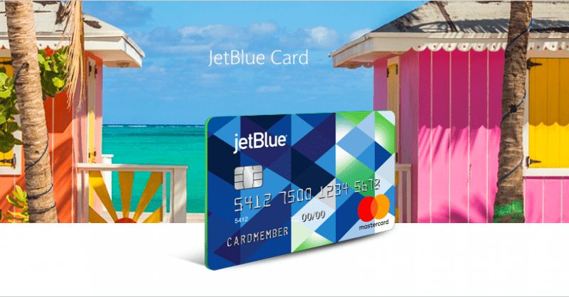 JetBlue Credit Card Offer on Website