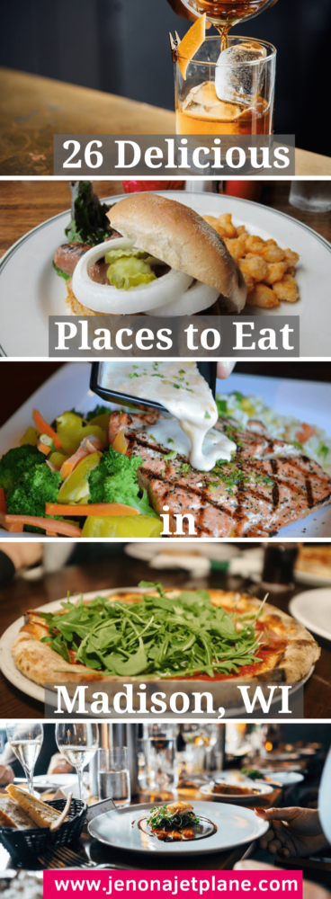 Looking for the best places to eat in Madison, Wisconsin? Whether you're going out for brunch or a fancy dinner, these tasty options will hit the spot!