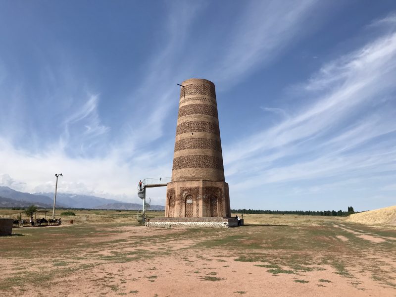 Tower built of bricks