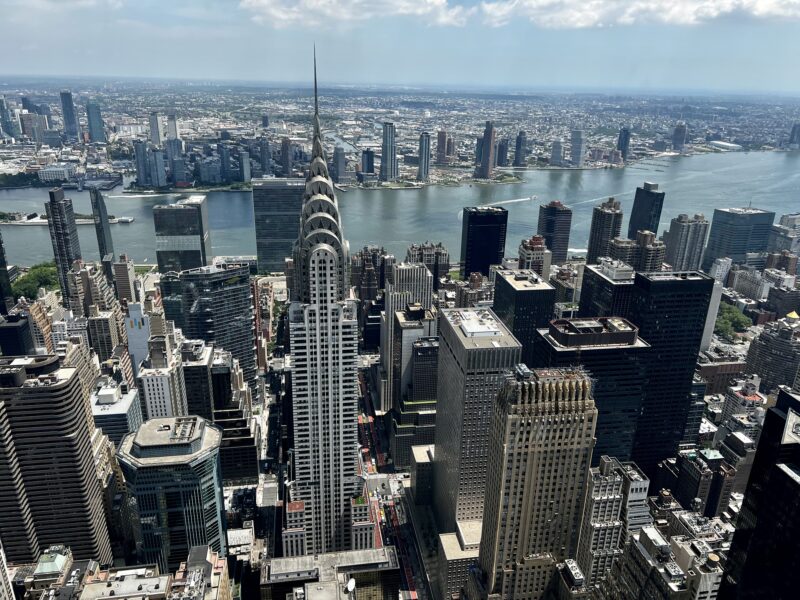 View of New York City buildings