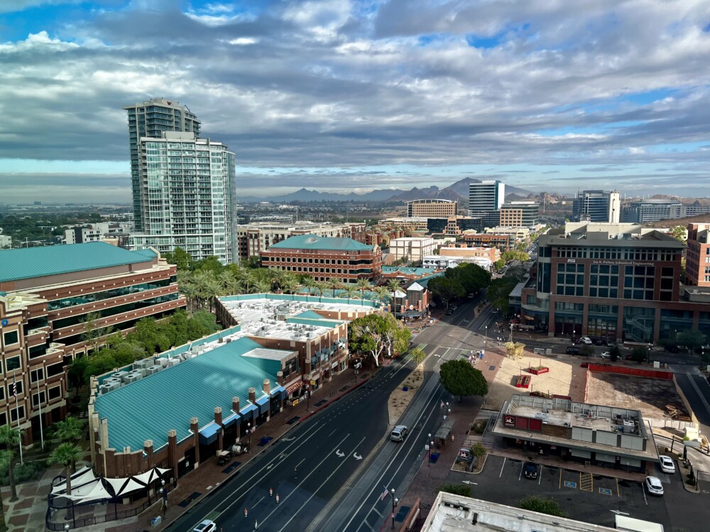 View of downtown Tempe